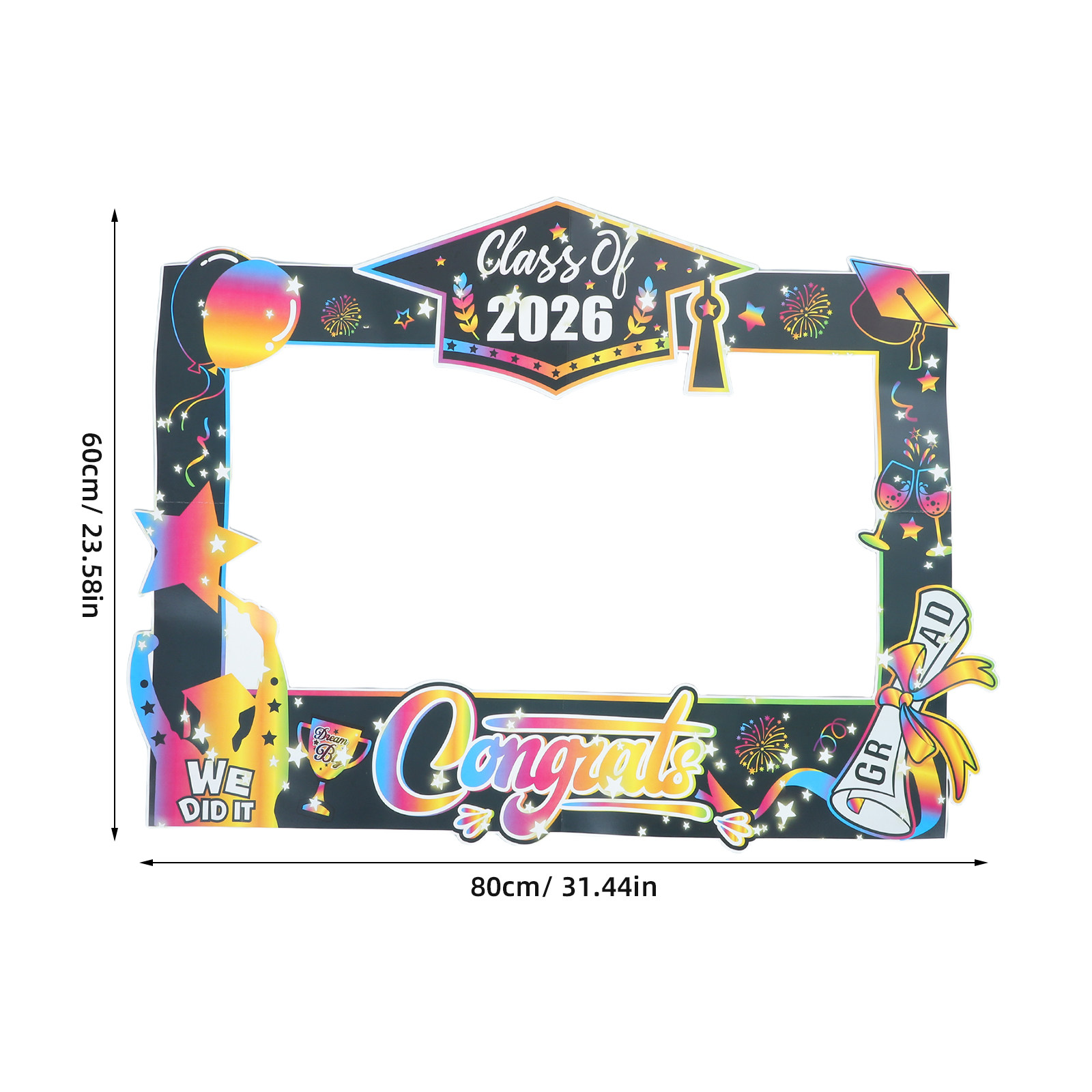 Graduation Photo Props Frame 2 – Photo Booth Frame recenzja i cena