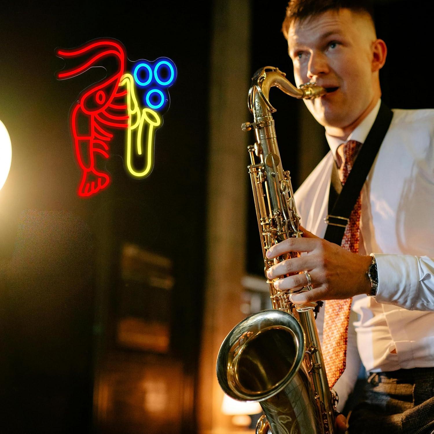 Lobster Saxophone Neon Sign Ja – Neon Sign Party recenzja i cena