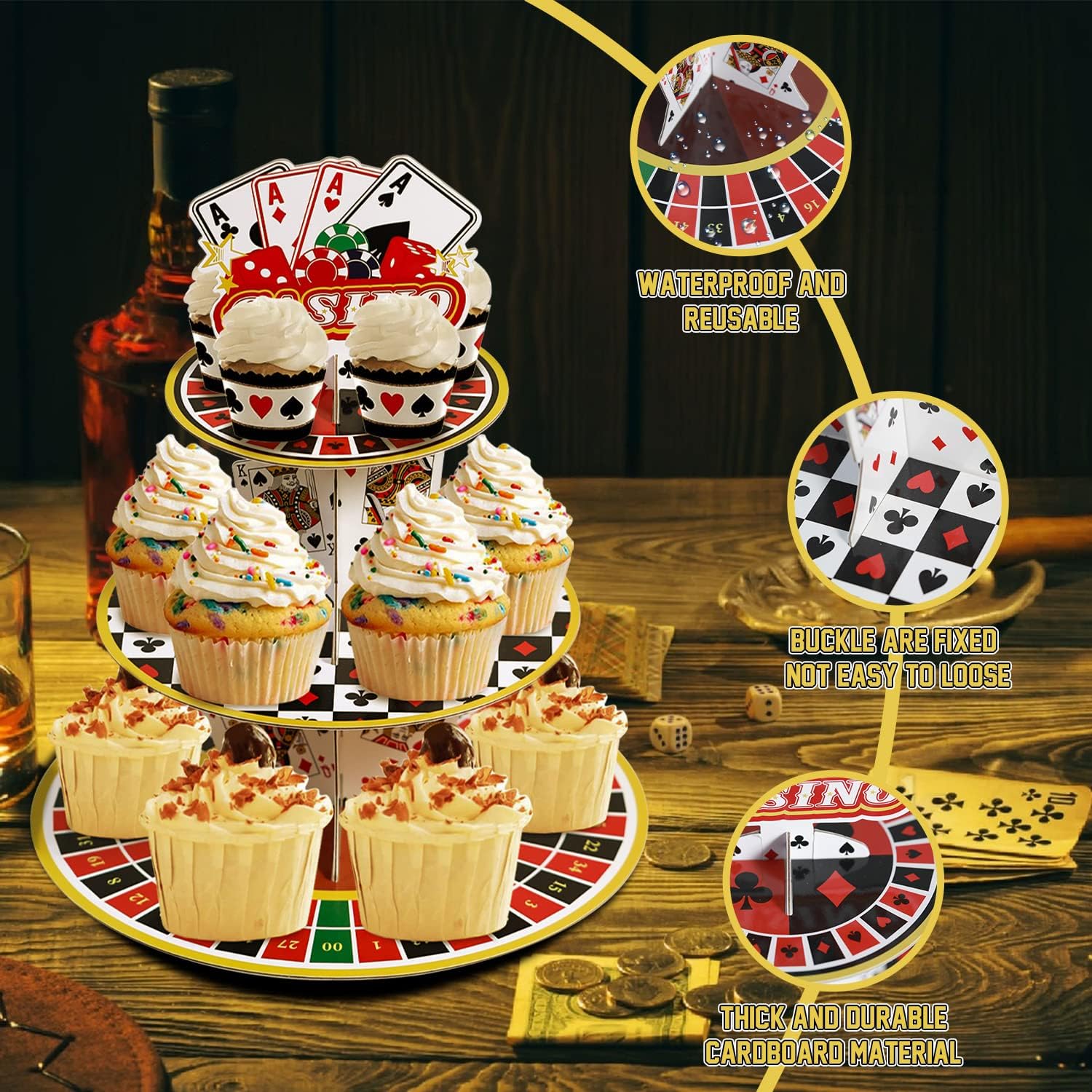 Casino Cupcake Stand 3 Tier fo – Cupcake Stand Tier recenzja i cena