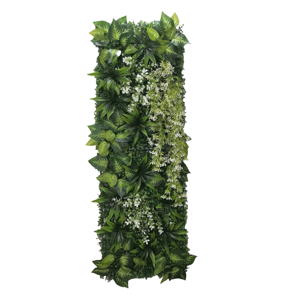 Home Decoration White Artifici – Flower Wall Panel recenzja i cena