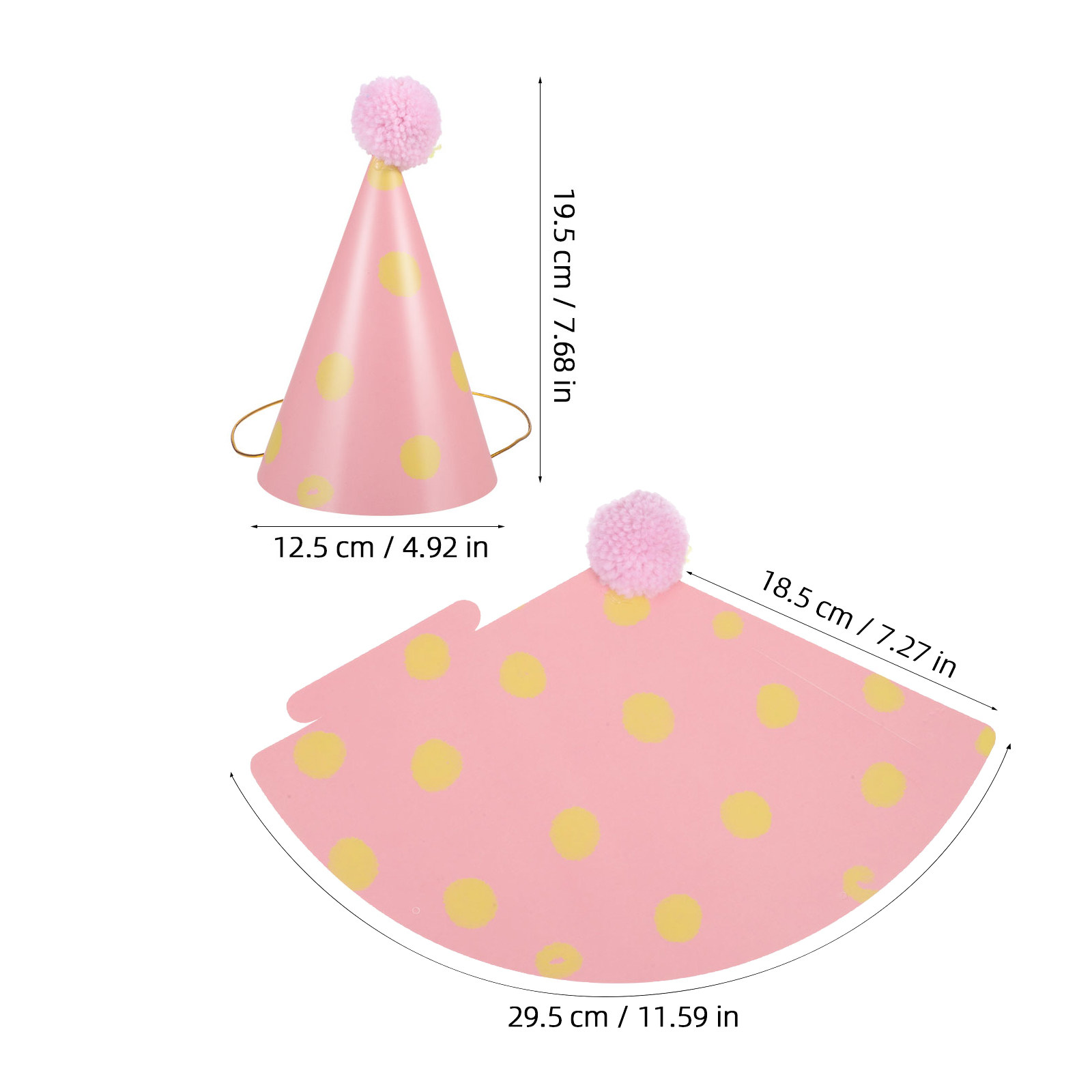 14Pcs Birthday Hats Paper Cone – Party Hat Cone recenzja i cena