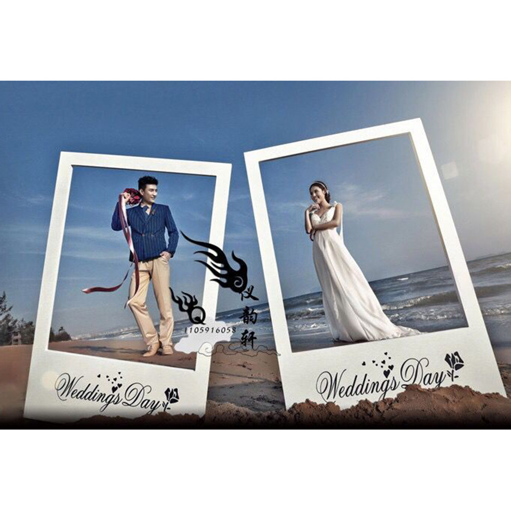 3Pcs Creative Couple Photo Fra – Photo Booth Frame recenzja i cena