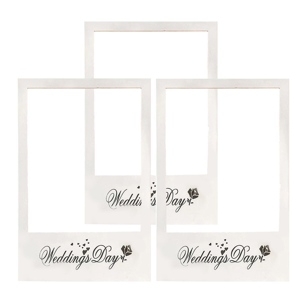 3Pcs Creative Couple Photo Fra – Photo Booth Frame recenzja i cena
