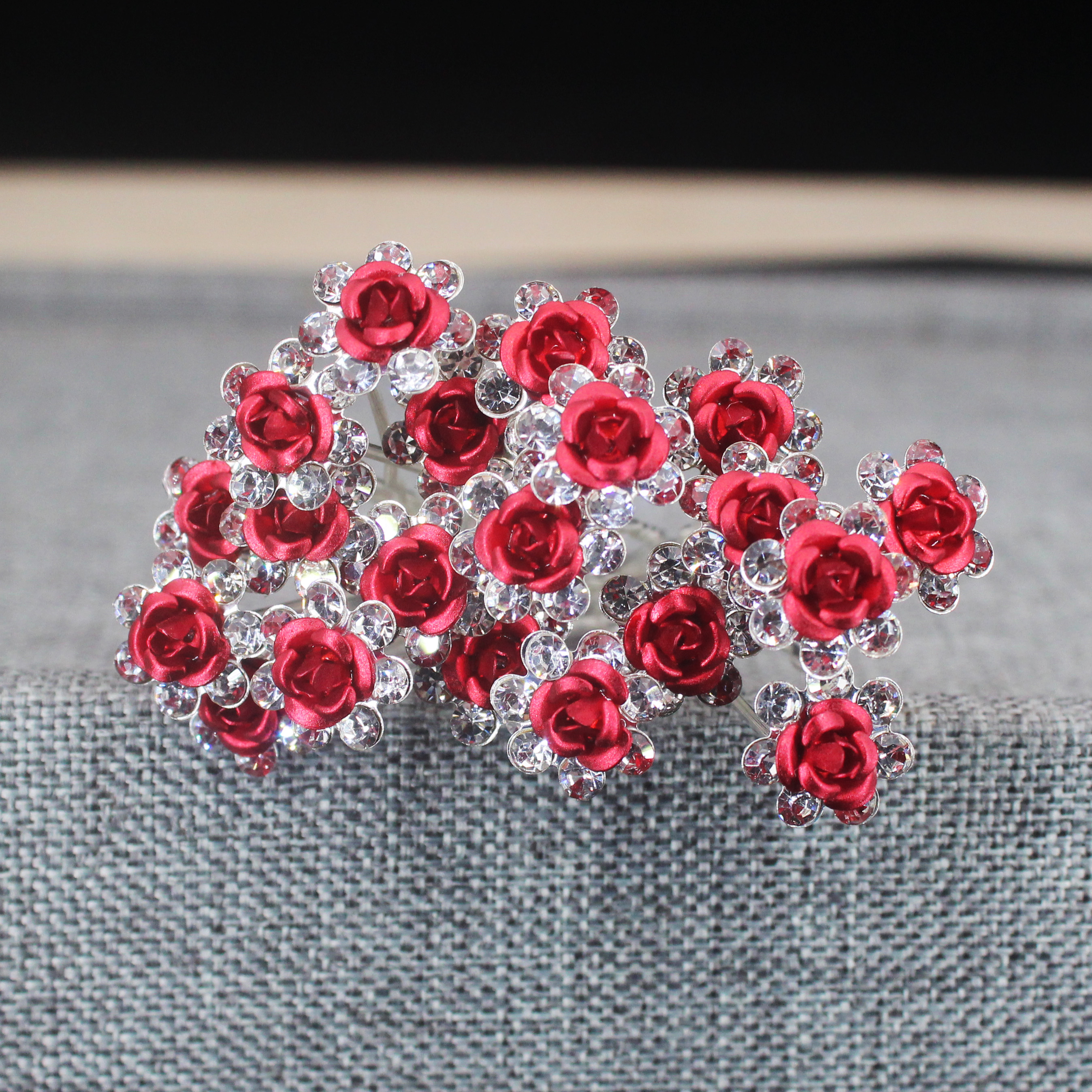 20PCS Rose Flower Rhinestone H – Event Suppliers recenzja i cena