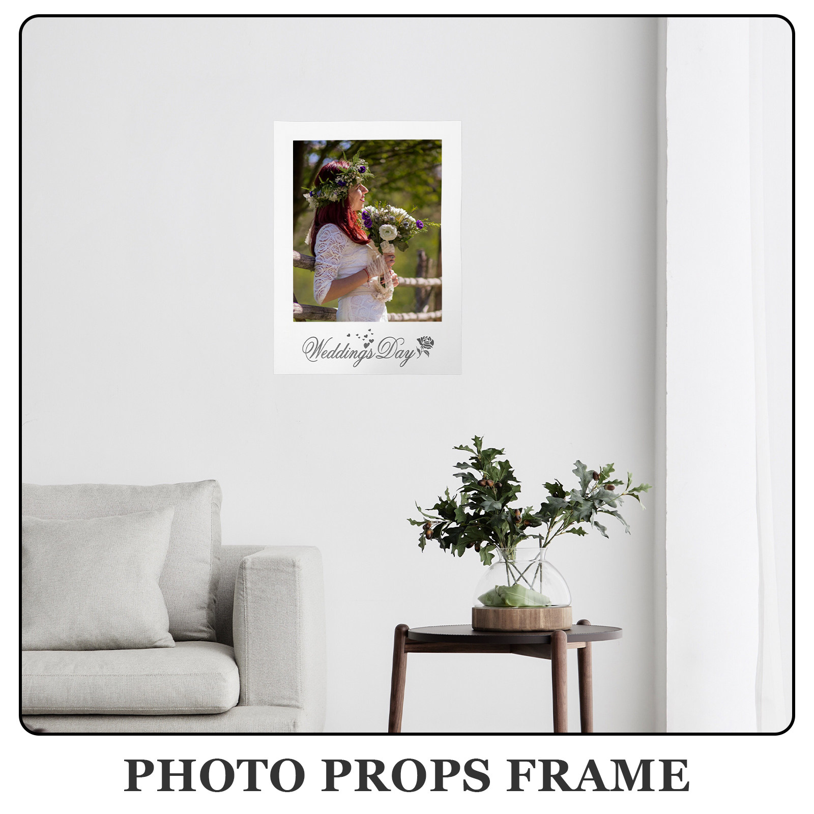 Simple Fashion White Paper Pho – Photo Booth Frame recenzja i cena