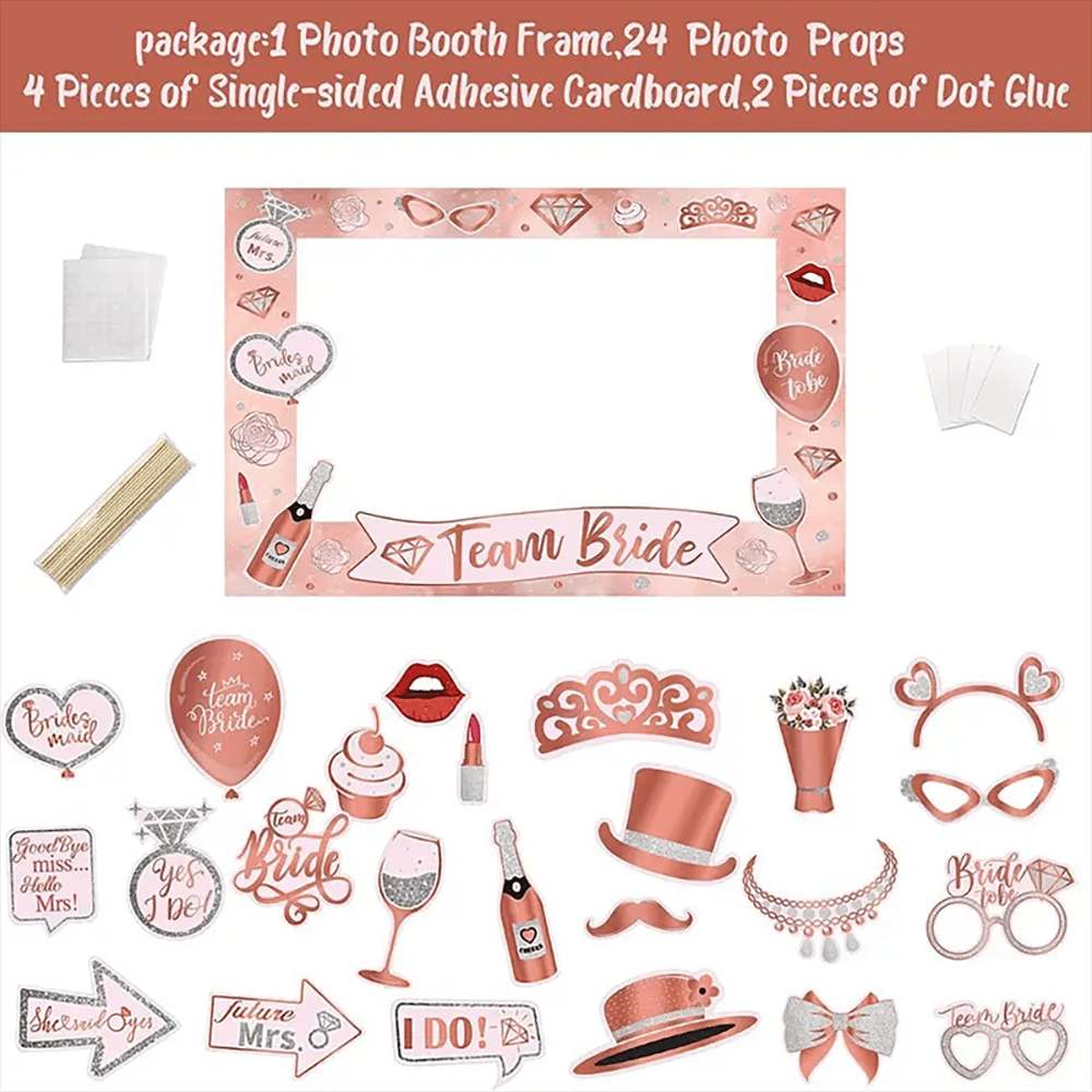 Bachelorette Party Rose Gold P – Photo Booth Frame recenzja i cena