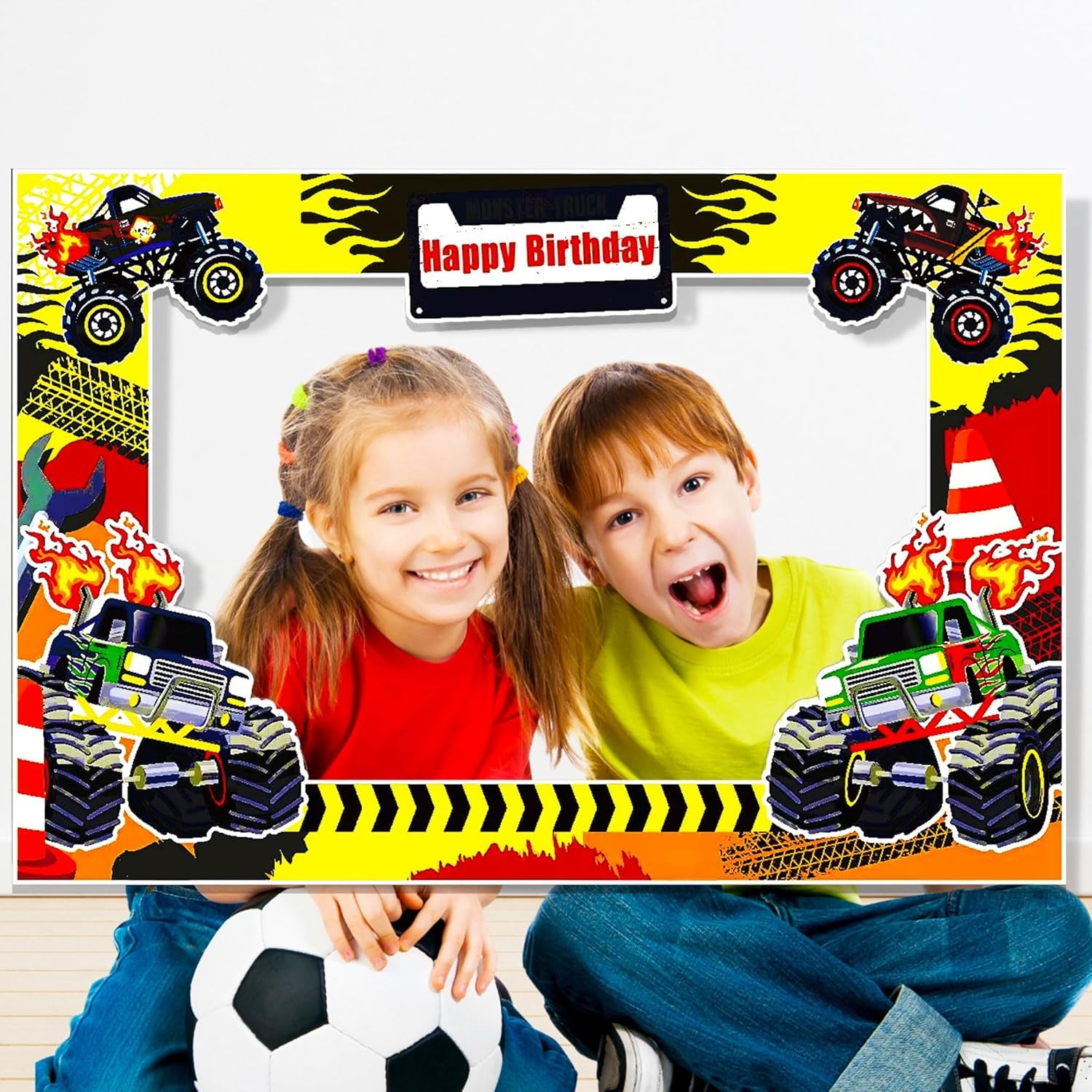 LaVenty Monster Truck Birthday – Photo Booth Frame recenzja i cena