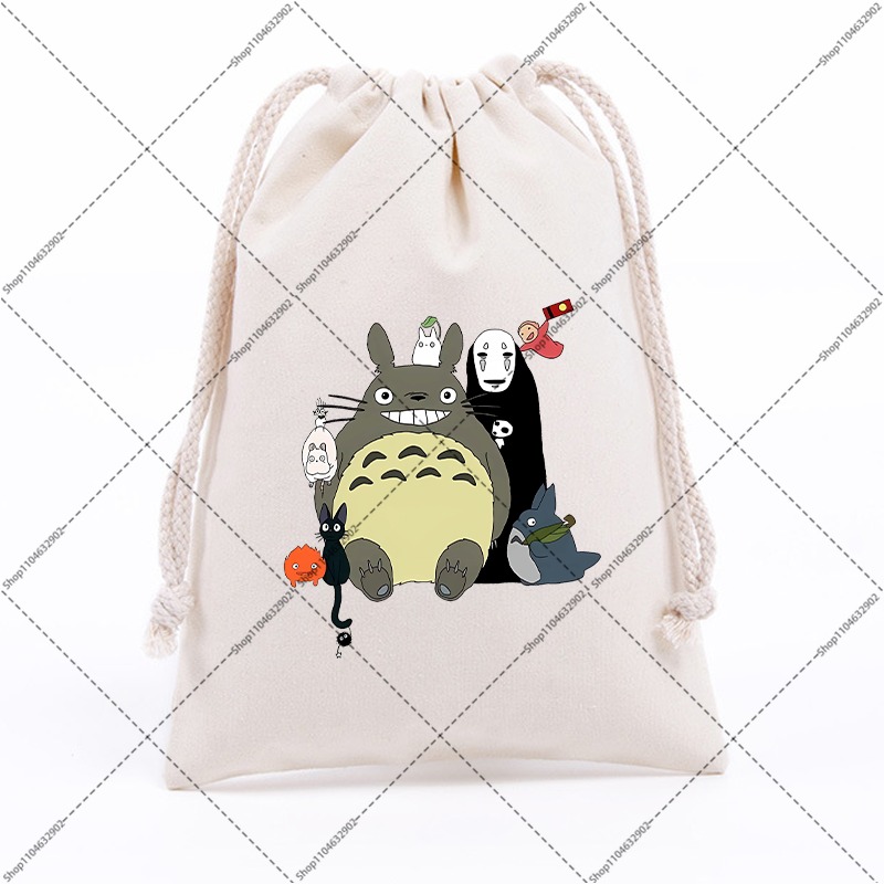 Totoro Cotton Cute Drawstring  – Party Favor Bag recenzja i cena