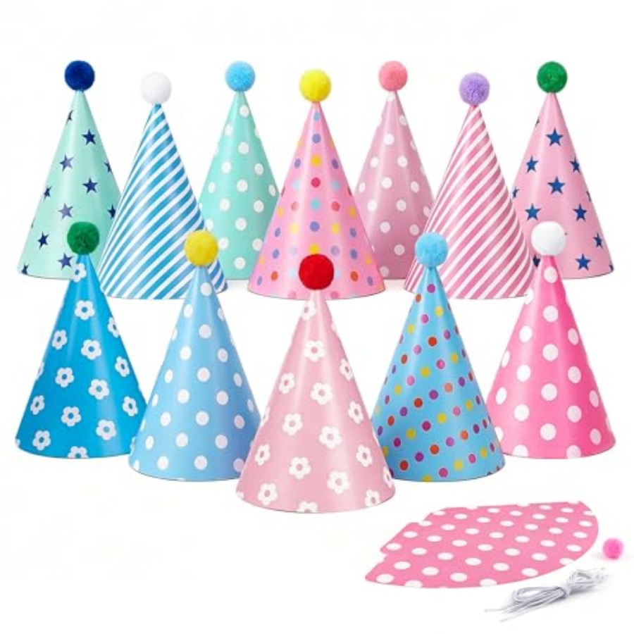Beurio Pastel Party Hats for a – Party Hat Cone recenzja i cena