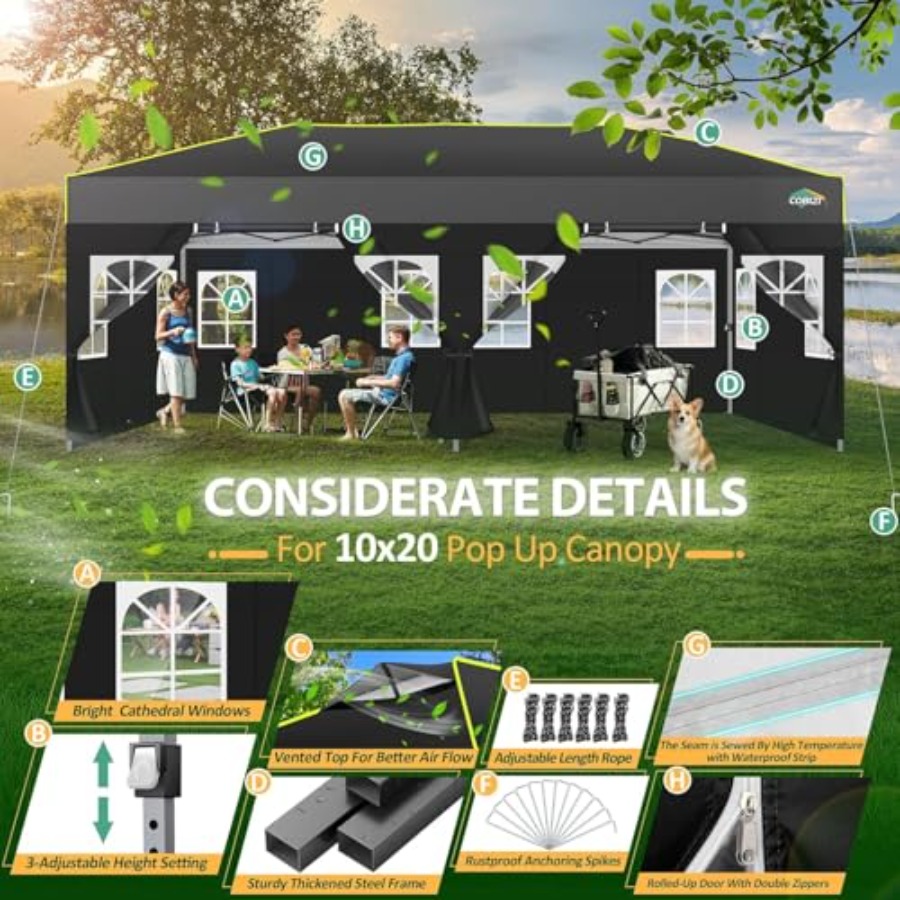 Outdoor event shelter with wat – Event & Party Supply recenzja i cena